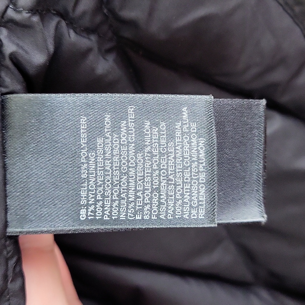 Women's The North Face Breast Cancer Awareness Puffer Down Vest Size Large - Picture 6 of 7